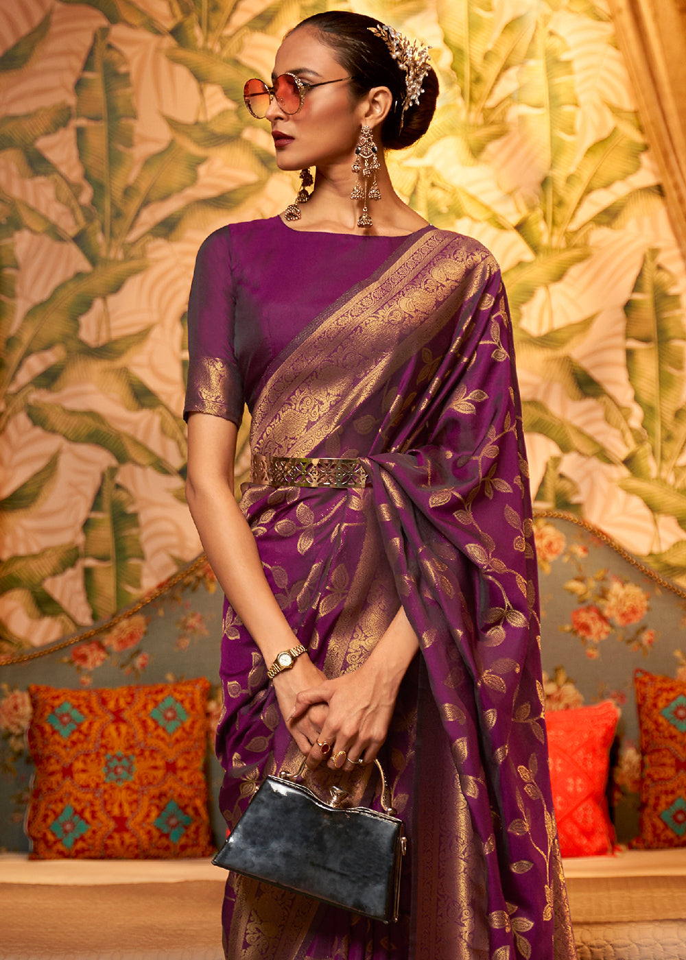 Purple Sarees – TrendOye