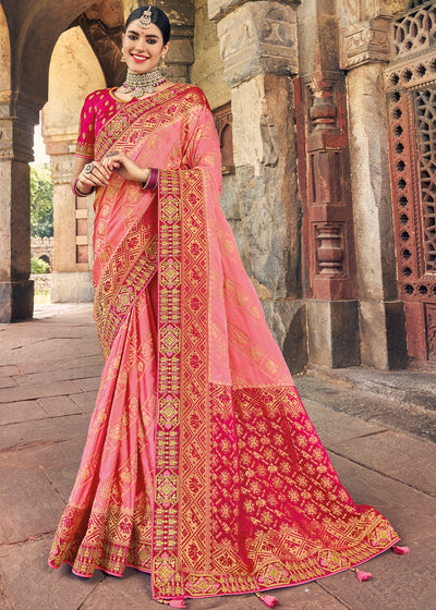 Sari fabric – PINK